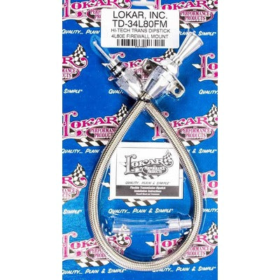 Lokar Hi-Tech Trans Dipstick 4L80E Firewall Mt. TD-34L80FM