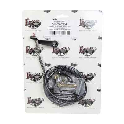 Lokar Vintage Series Ford AOD Kickdown Cable Black VS-2AOD4