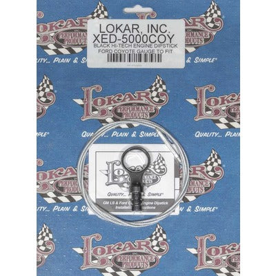 Lokar Engine Dipstick Ford Coyote 5.0L Black XED-5000COY