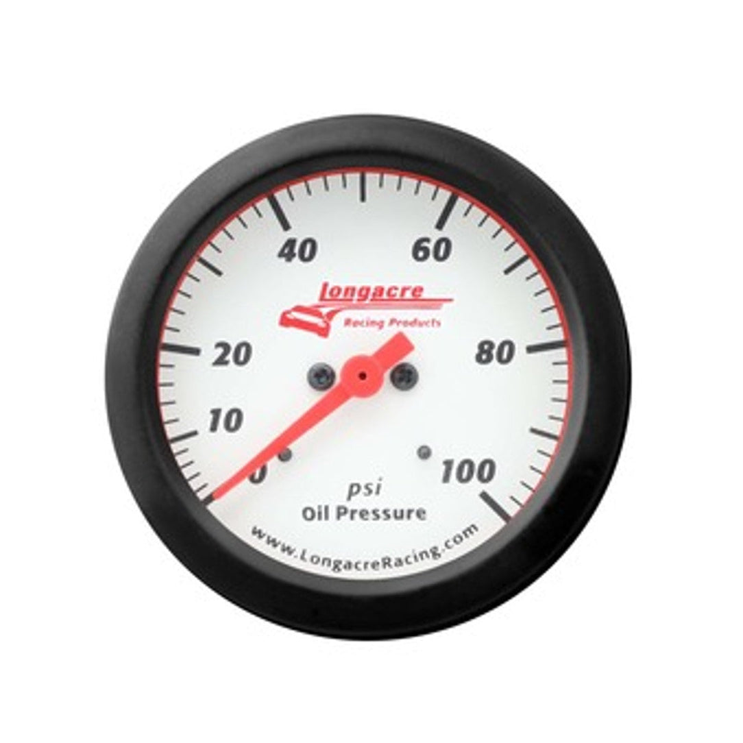Longacre Sportsman Elite Oil Pressure Gauge 0-100 Psi