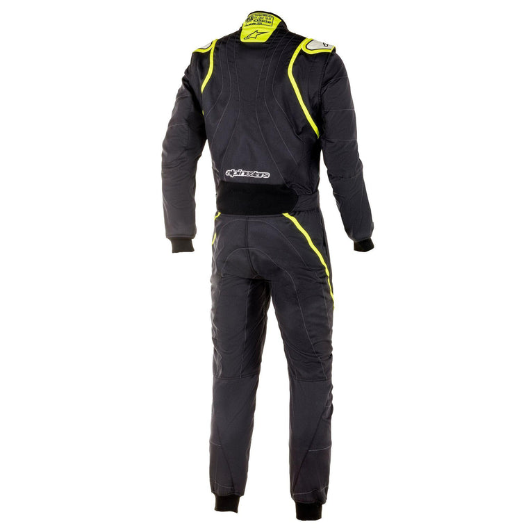 Alpinestars GP Race V2 Suit FIA (Back, Black/Yellow)
