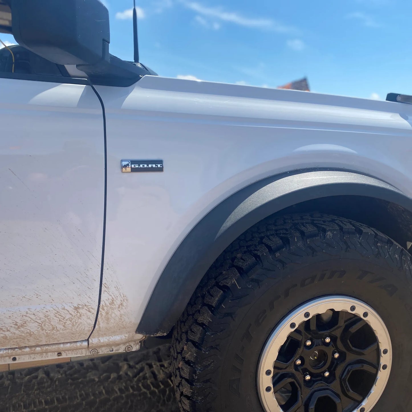 Ford Racing Bronco G.O.A.T. Badge M1447-GOAT, lifestyle photo
