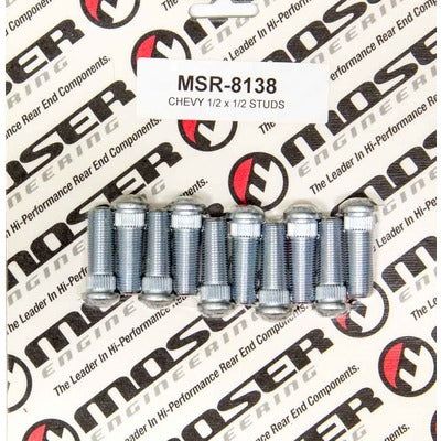 Moser Engineering 1/2-20 x 1-1/2 Wheel Studs .530 Knurl (10pk) 8138