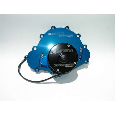Meziere Pontiac Billet Electric Water Pump Blue WP103B