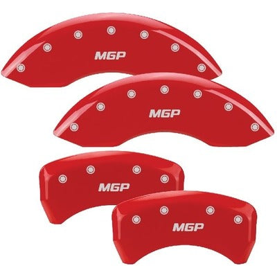 MGP Caliper Cover 05-10 Mustang Caliper Covers Red 10197SMGPRD