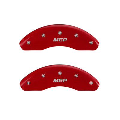 MGP Caliper Cover Set of 4 Caliper Covers Engraved Front and Rear 14243SMGPRD
