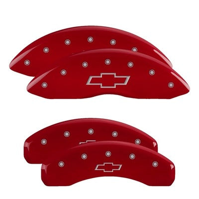 MGP Caliper Cover Set of 4 Caliper Covers Engraved Front and Rear 14252SBOWRD