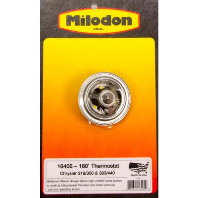 Milodon 160-Degree Thermostat Mopar 16405