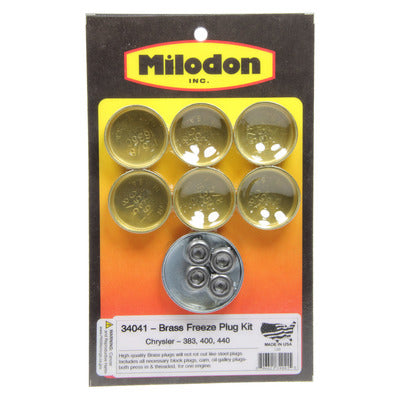 Milodon BBM Brass Freeze Plug Kit 34041