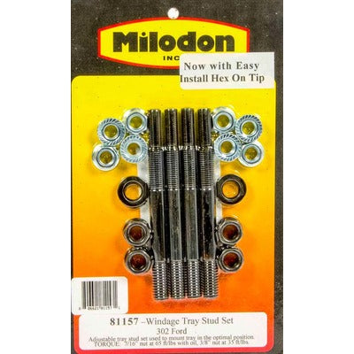 Milodon SBF Windage Tray Stud Kit 81157
