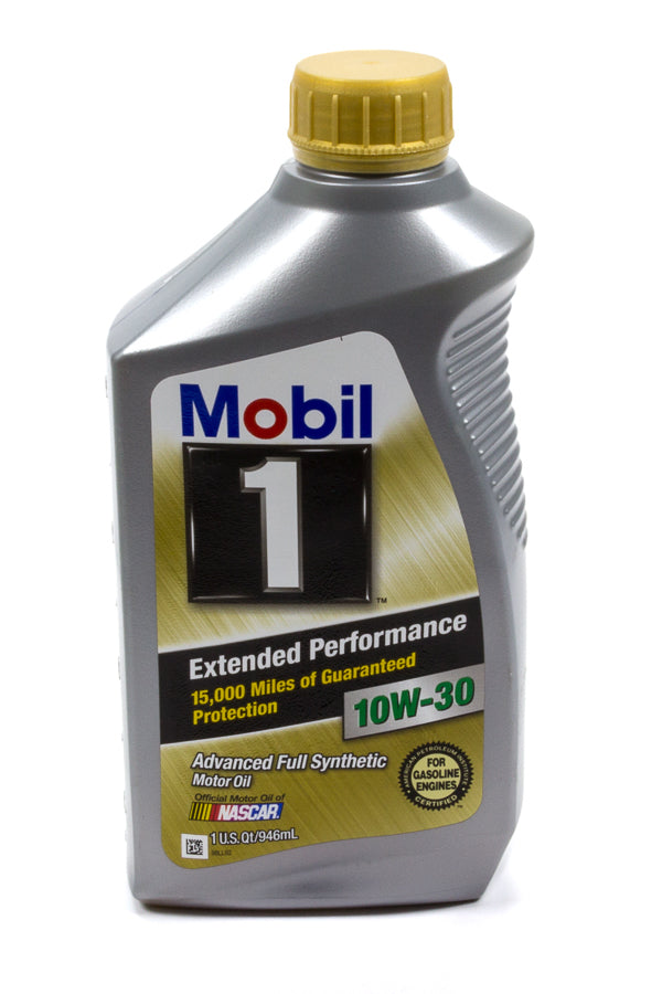 Mobil 1 Extended Performance Oil 15,000 miles of protection 10W-30