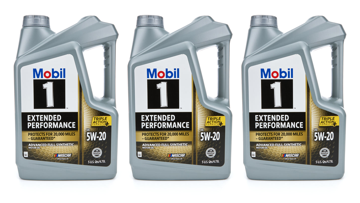 Mobil 1 Extended Performance Oil 5W20 (Case of 3 5 qt Bottles))