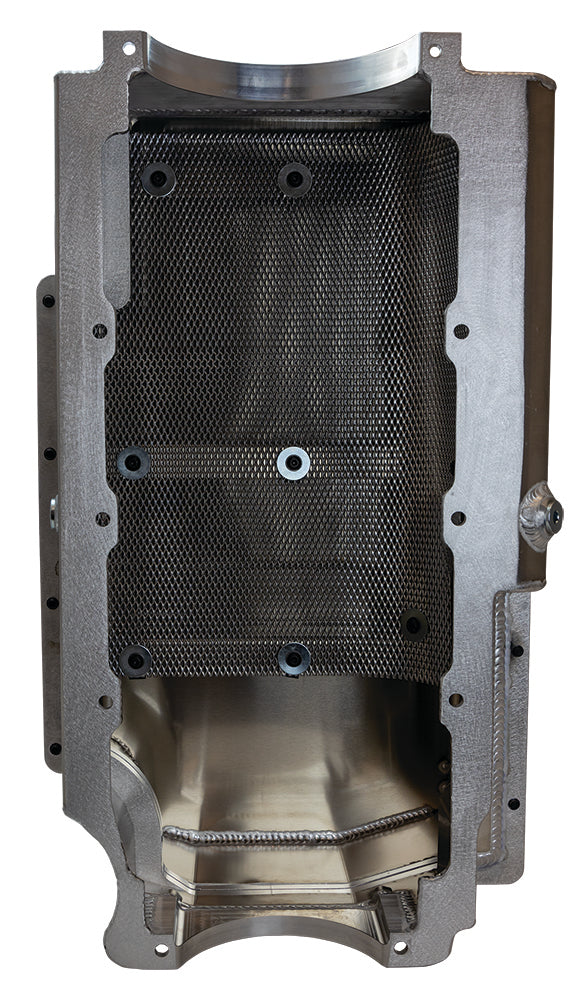 Moroso BBC 2pc. Billet Rail Oil Pan 20376