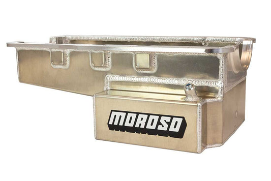 Moroso SBF Alm. Road Race Oil Pan Front Sump 289-302 20537