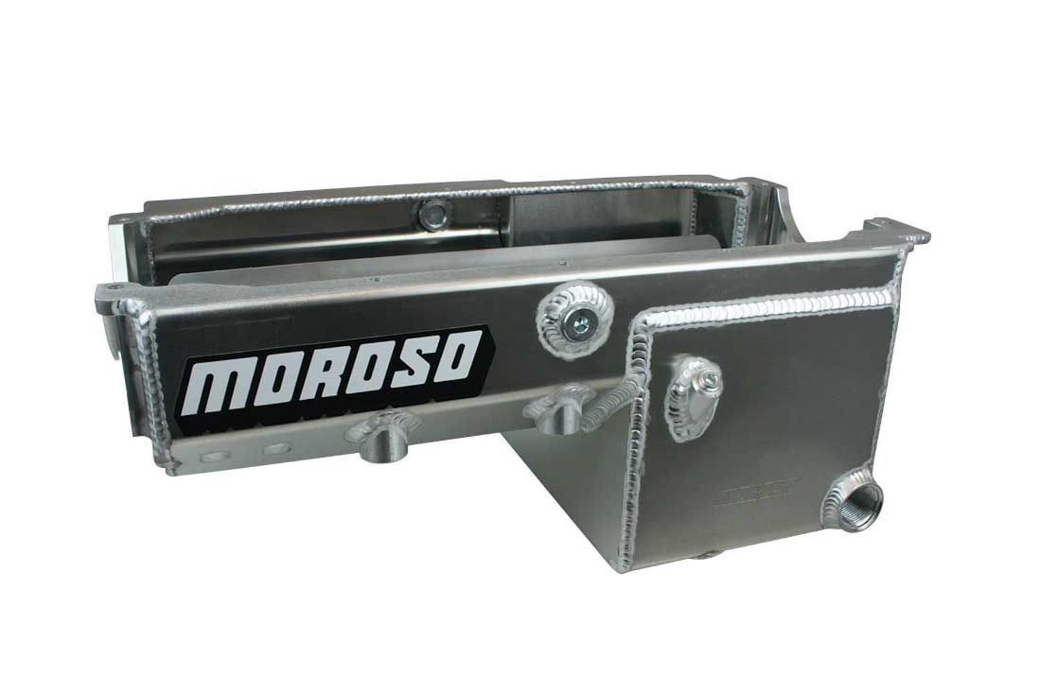 Moroso SBC Alm Drag Race Oil Pan w/16an Ext Pick-Up 21248