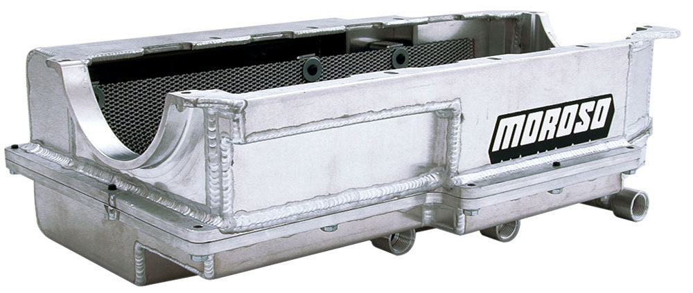 Moroso BBC Billet Aluminum Oil Pan - Dry Sump Pro Mod 21597