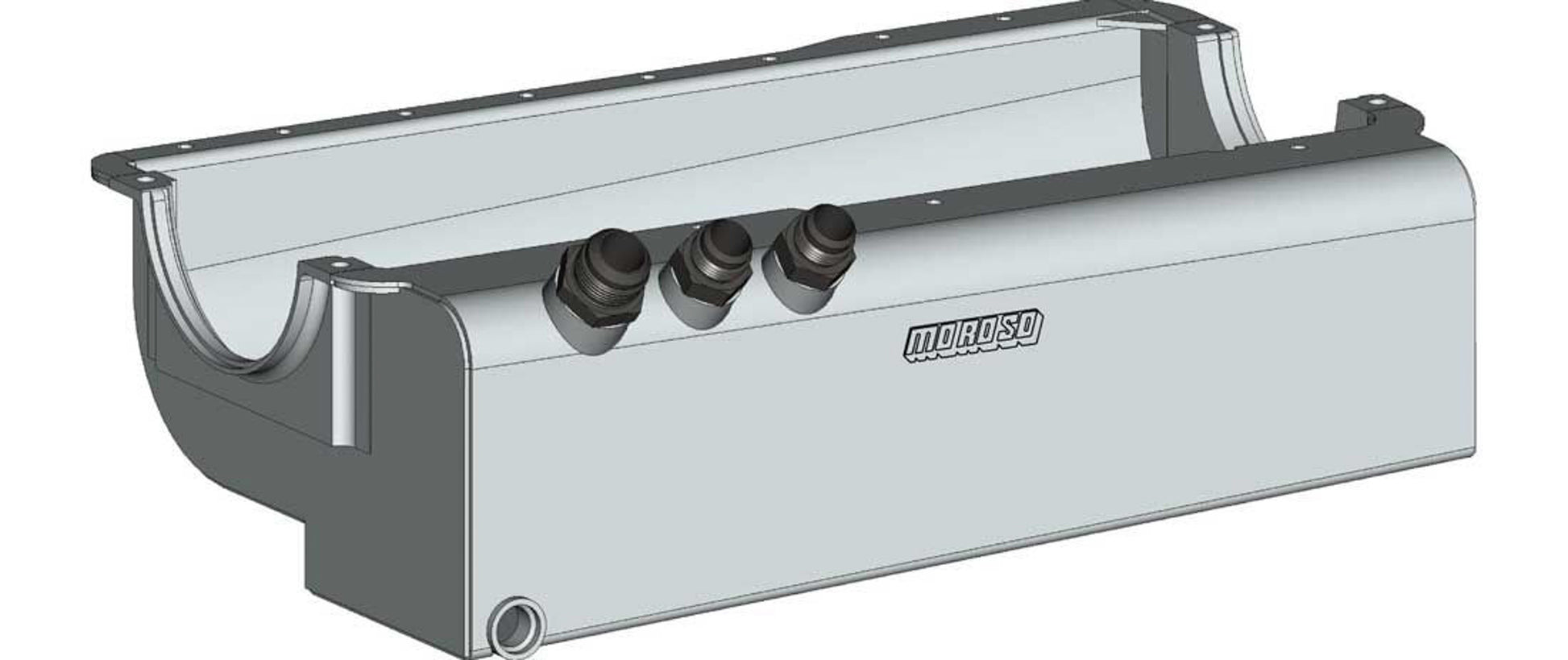 Moroso SBF 351W DLM Dry Sump Oil Pan 21621