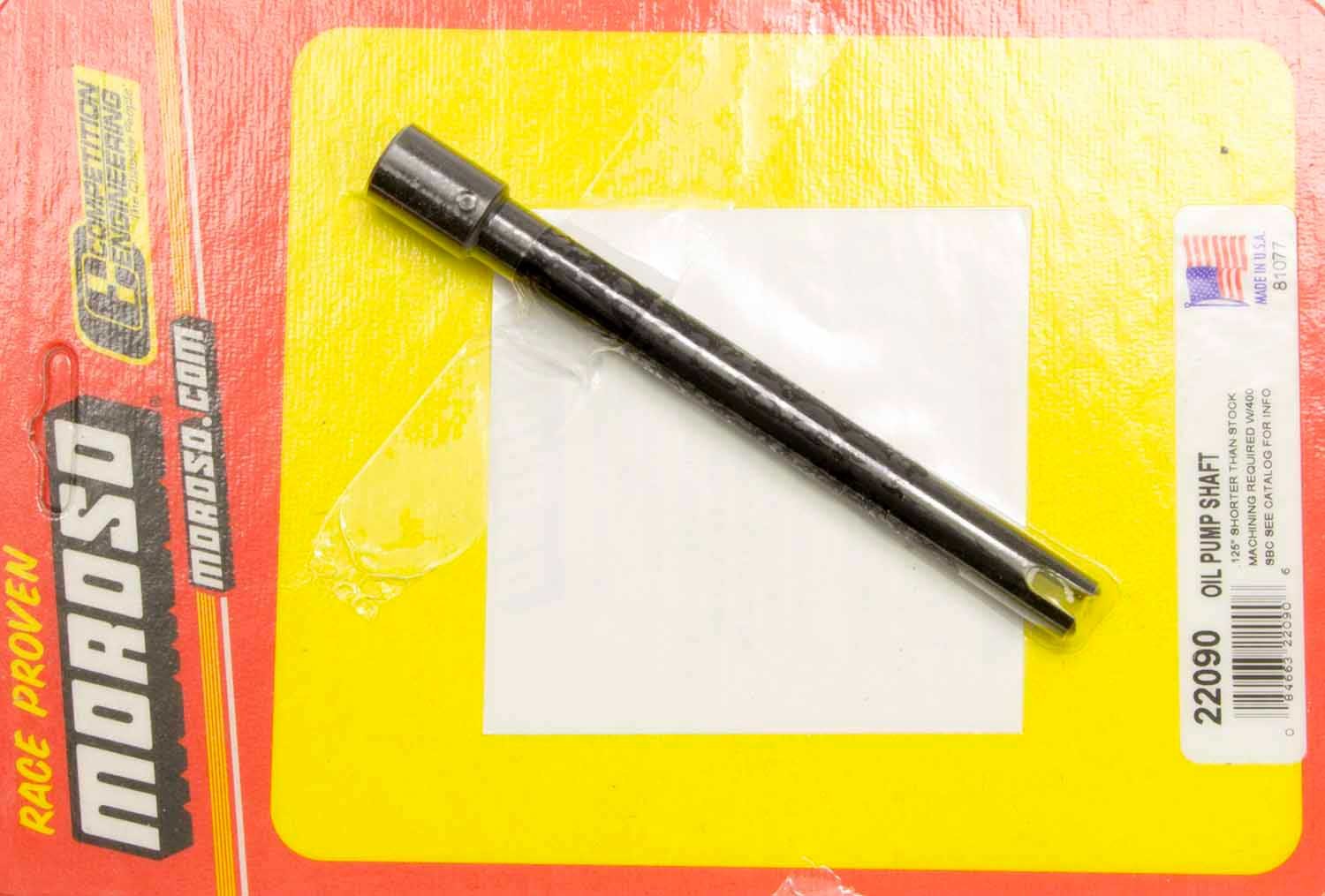 Moroso Bb Pump Shaft In Sb Chev 22090