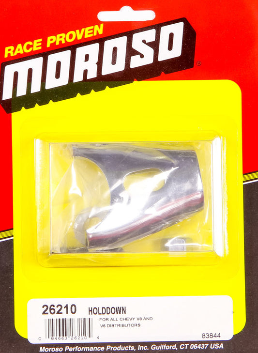 Moroso Chrome Chevy Dist. Clamp 26210