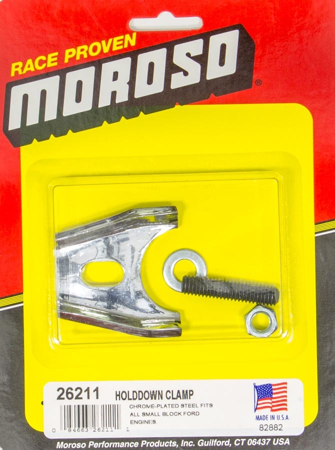 Moroso Chrome Ford Dist. Clamp 26211