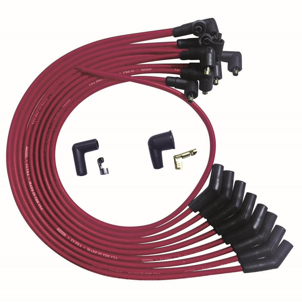 Moroso Ultra Plug Wire Set SBF 351W Red 52073