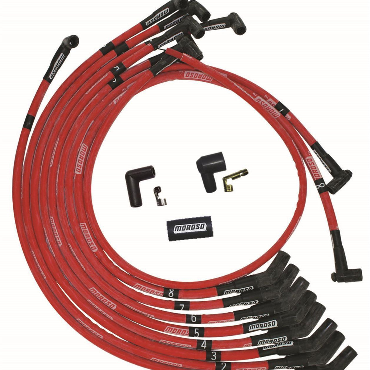 Moroso Ultra Plug Wire Set SBF 351W Red 52572