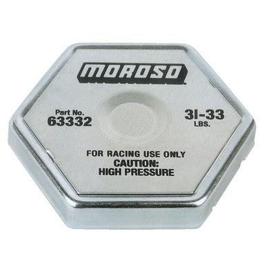 Moroso Racing Radiator Cap 63332 31-33 lbs