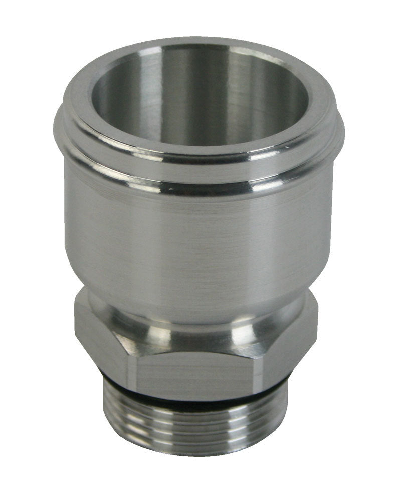 Moroso Water Pump Fitting 16AN to 1-3/4 Hose 63523