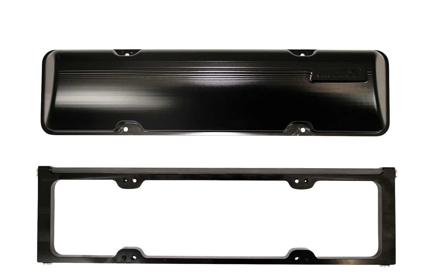 Moroso SBC Billet Alm Valve Cover Set 2-Piece Design 68051