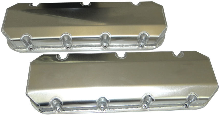 Moroso BBC Billet Rail Valve Cover Set wo/Logo 68353