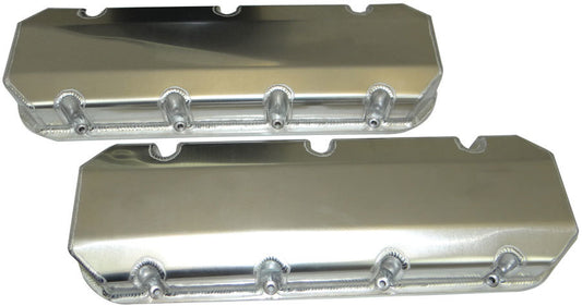 Moroso BBC Billet Rail Valve Cover Set wo/Logo 68353