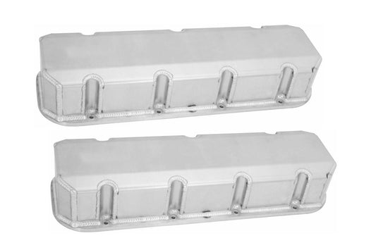 Moroso BBC Billet Rail Valve Cover Set - Tall wo/Logo 68482