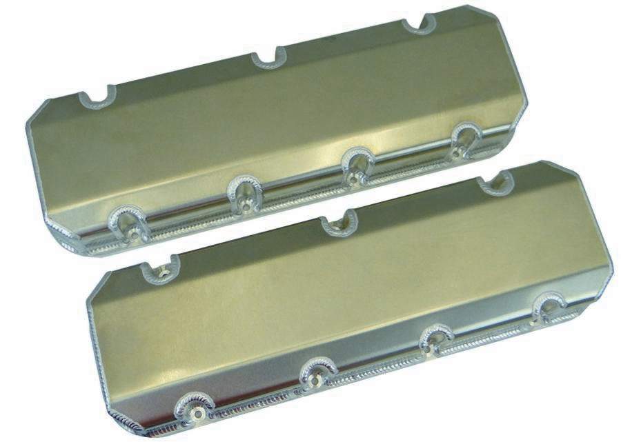 Moroso BBC Fab Alm Valve Covers w/Brodix SR20 Heads 68487