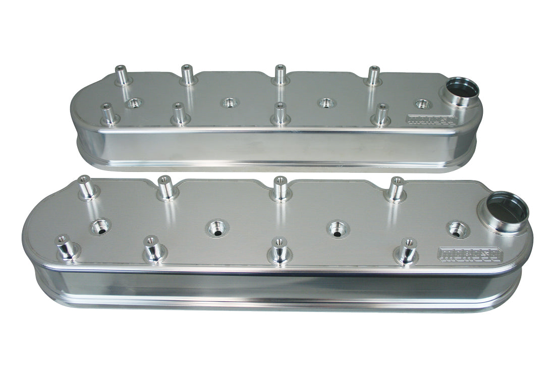 Moroso GM LS Billet Alm Valve Cover Set 2.5" Tall 68493