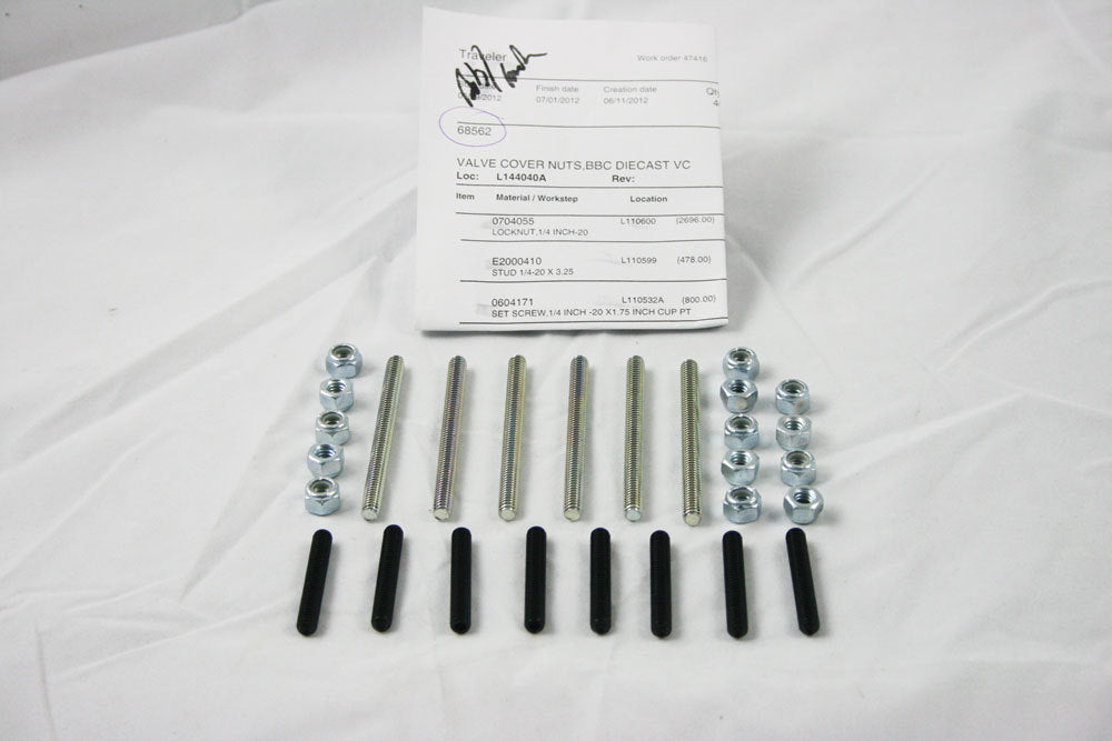 Moroso Valve Cover Bolt Kit BBC 68562