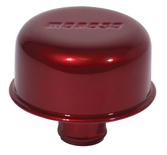 Moroso Breather- Valve Cover Push-In Style Red 68718