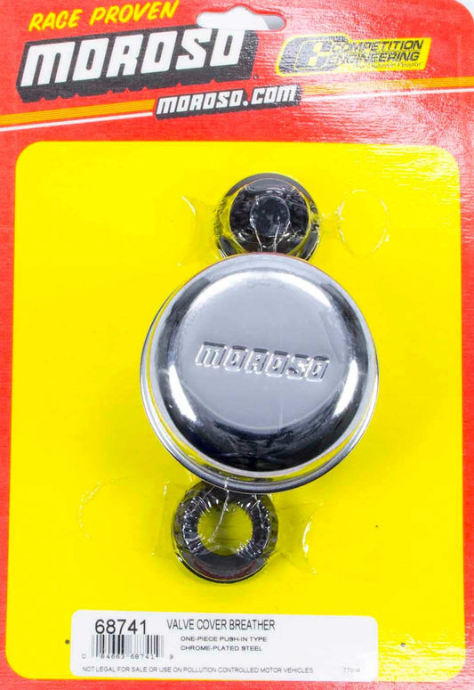 Moroso Chrm Filter w/Pcv Gromme 68741