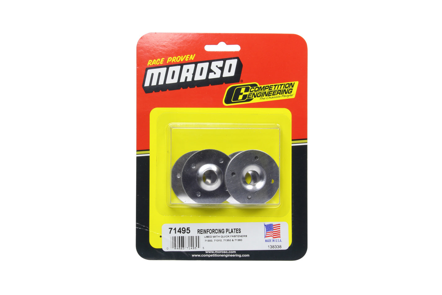 Moroso Reinforcing Plates for Quick Turn Fastener 71495