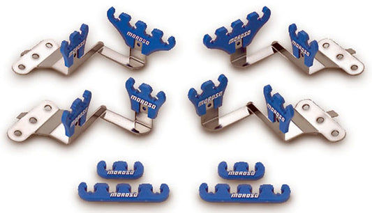 Moroso Blue Wire Loom Kit for SBC Center Bolt Valve Cover 72140