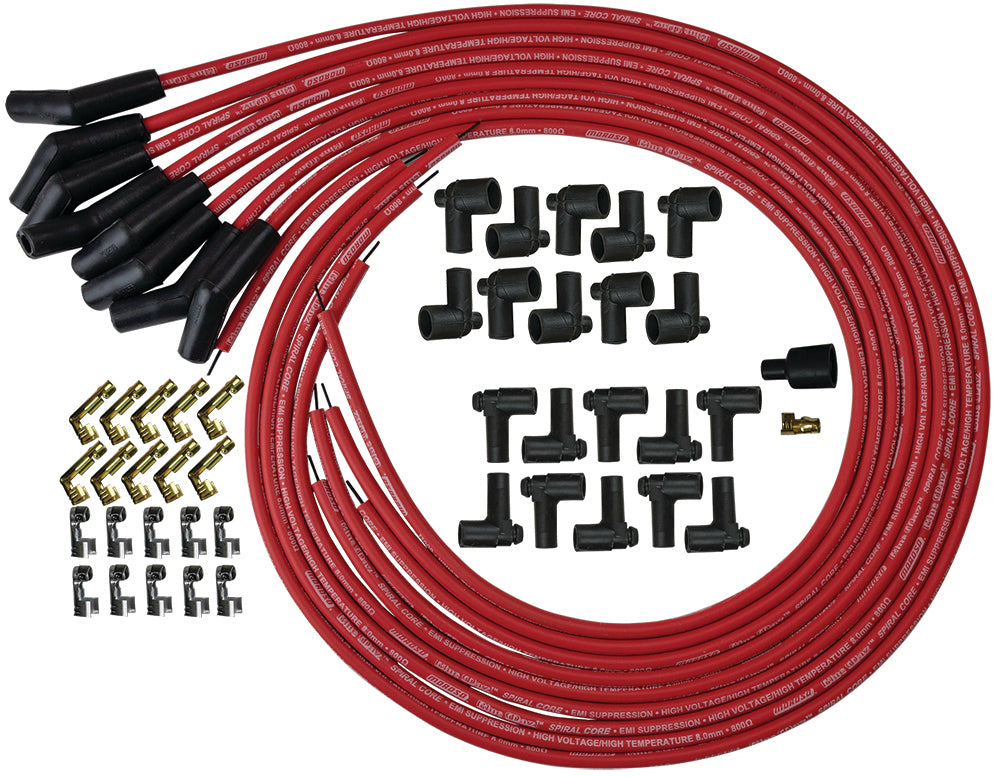 Moroso Blue Max Ignition Wire Set Red 73214