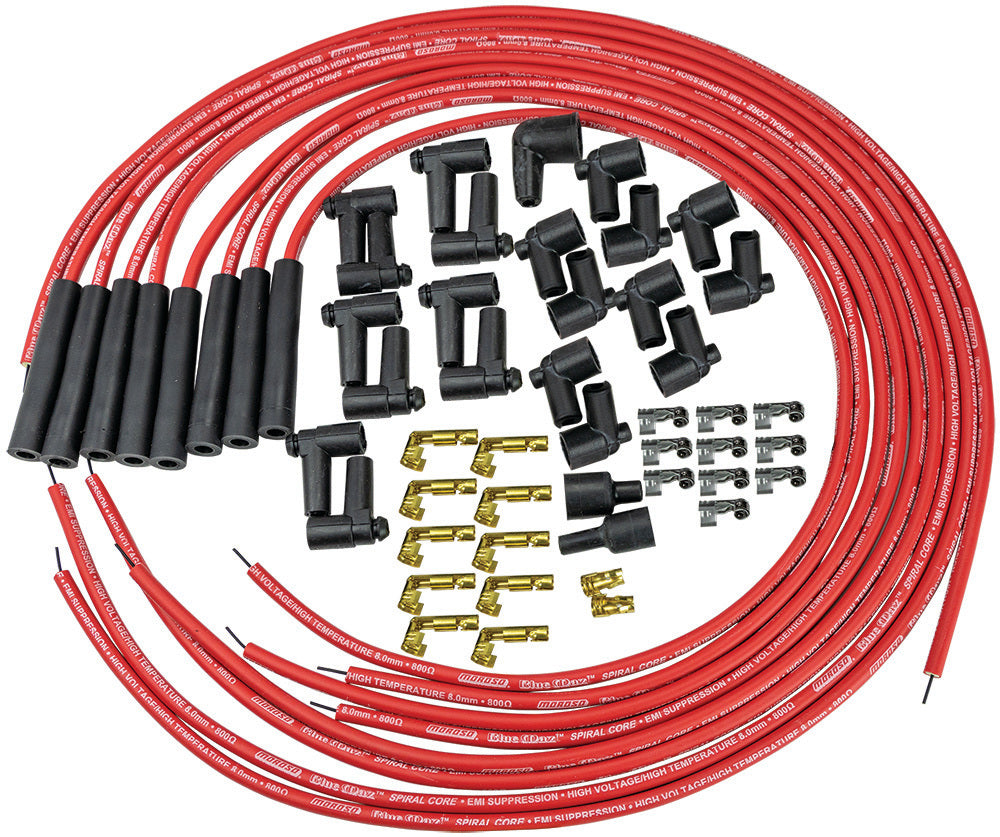 Moroso Blue Max Ignition Wire Set Red 73218