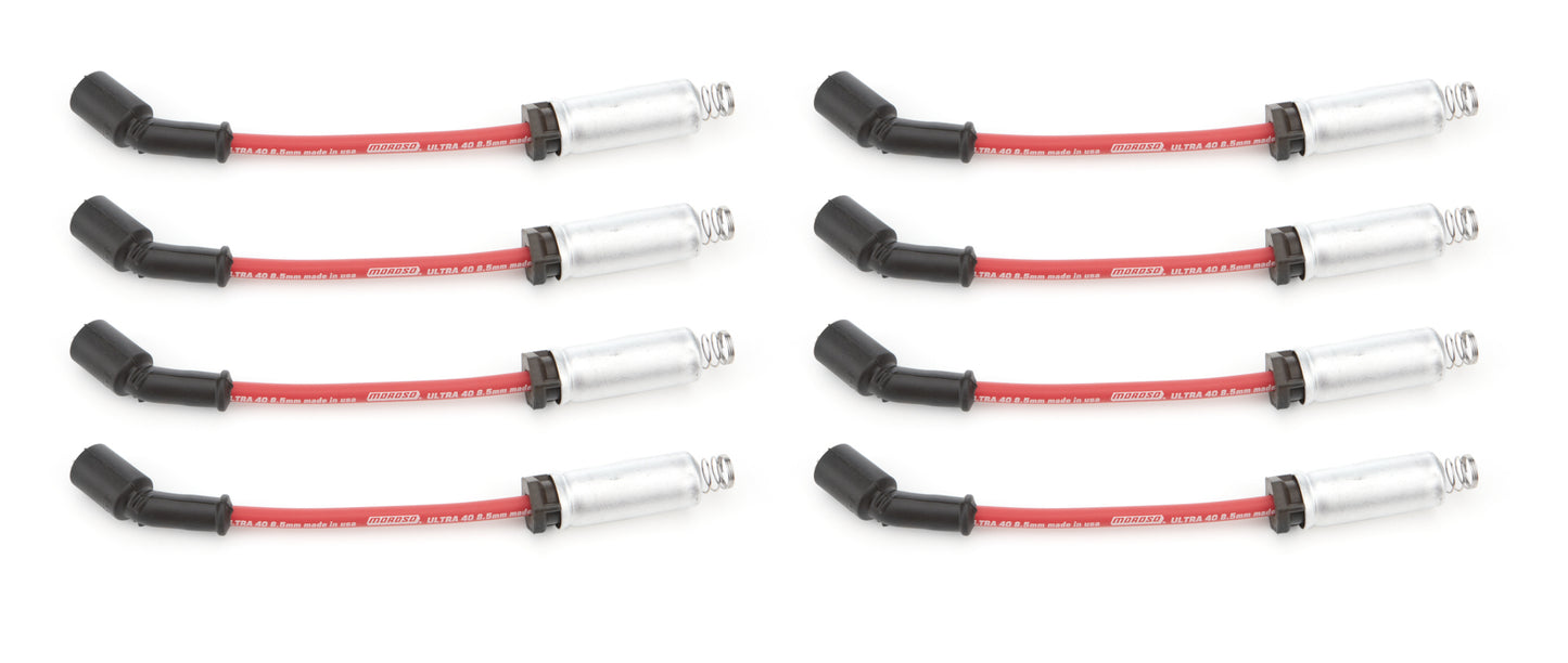 Moroso Ultra 40 Wire Set 8.5mm GM LS/LT 9.75 Red 73740