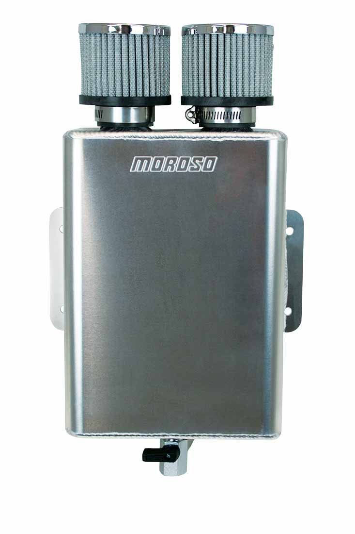 Moroso Vacuum Pump Breather Tank 2-Breathers -16A 85390