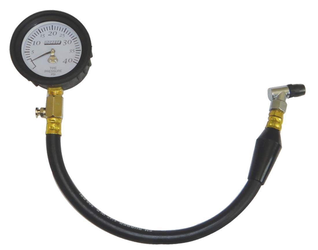 Moroso Tire Pressure Gauge Garage Series 0-40psi 89593