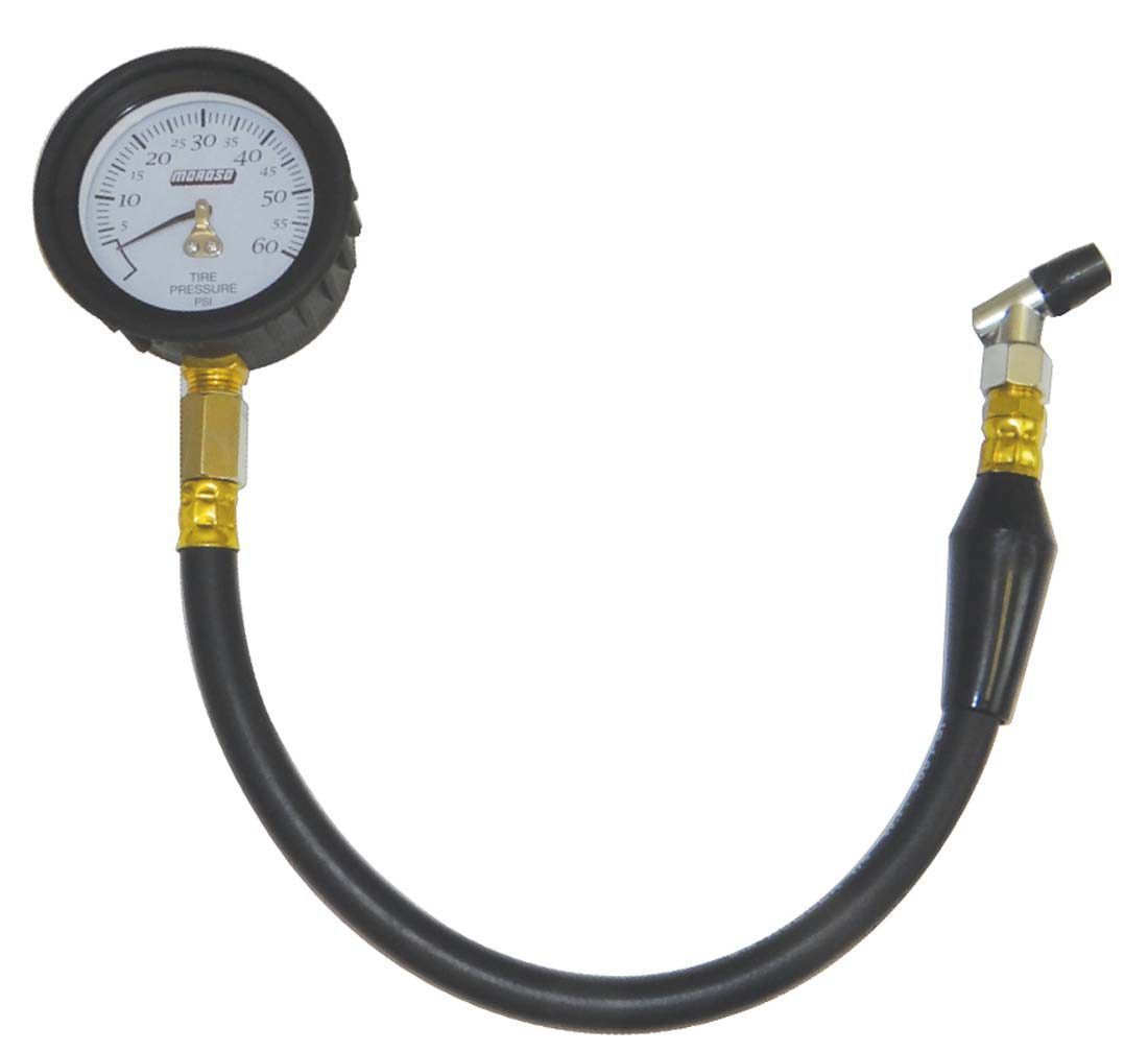 Moroso Tire Pressure Gauge Garage Series 0-60psi 89594