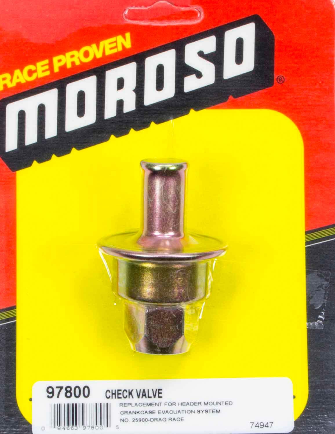 Moroso Check Valve Hdr Collecto 97800