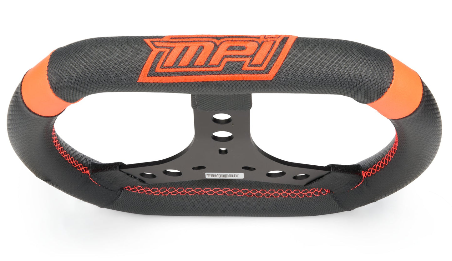 MPI Kart / Qtr Midget / Mini Outlaw Steering Wheel MPI-KP2-13 (top view)