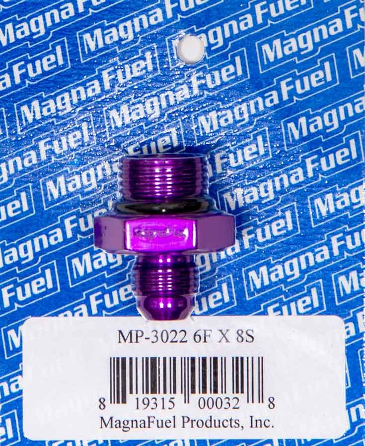 MagnaFuel #6an Flare to #8an Port Fitting, Straight MP-3022