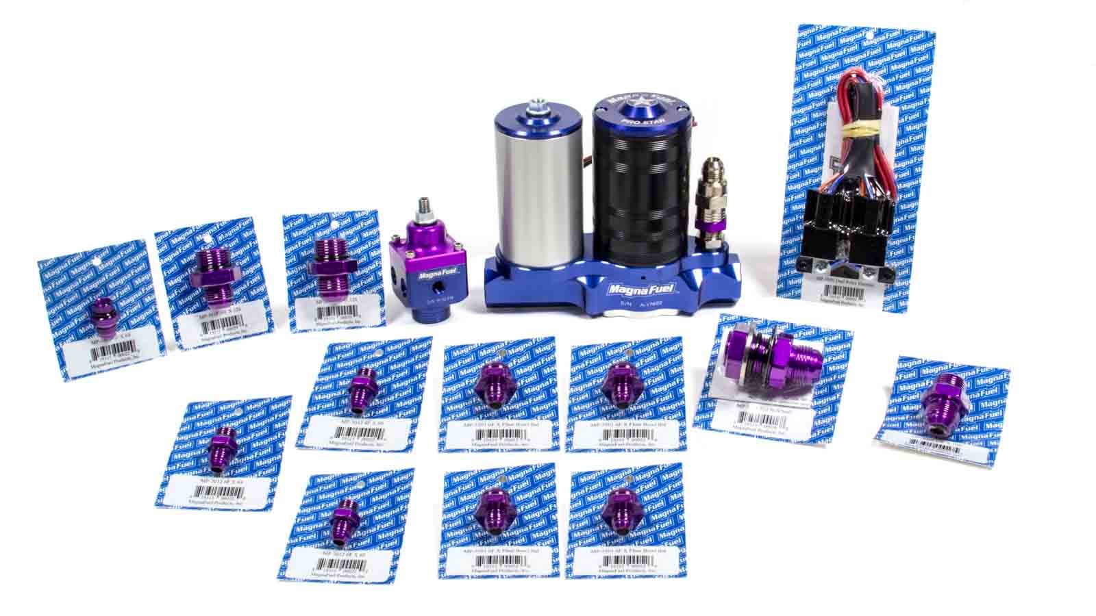 MagnaFuel ProStar 500 Fuel Pump Kit, Dual 4BBL Carbs MP-4810