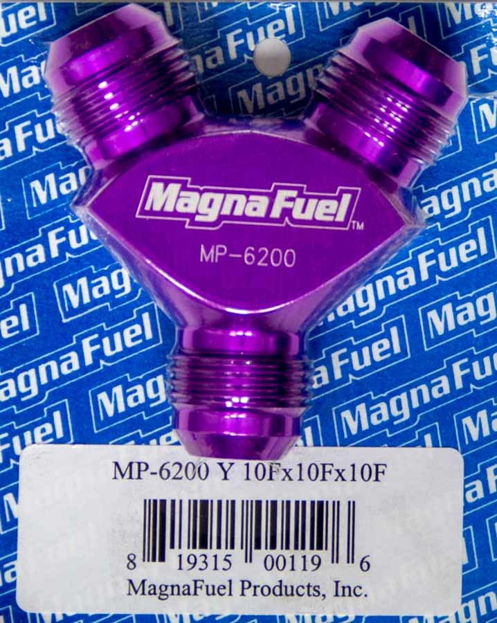 MagnaFuel Y-Fitting, 3 #10an Male MP-6200